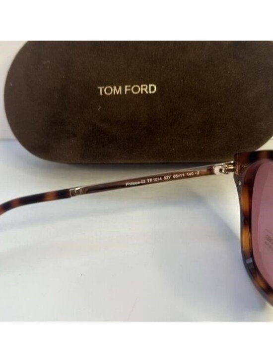 New Authentic TOM FORD TF1014 52Y Philippa 68MM Square Sunglasses main image 11